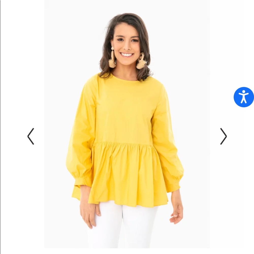 Tuckernuck Olivia Peplum Top